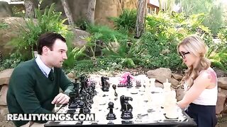 Nerdy teen Kali Roses doesn’t like losing, even in sex