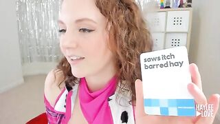 Redhead haylee shakes cute ass on webcam
