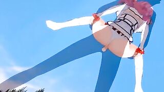 Kaifuku Freia Hentai with Flare Arlgrande’s first sex and blowjob experience