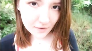 Sexual Asian babe got fucked by a stranger in the street in a new city