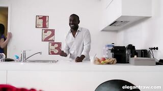 Valentina Ricci cheats on her boyfriend with a BBC