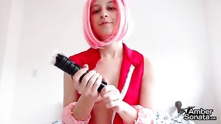 Sakura explains how to masturbate like a pro, straight from the Naruto universe