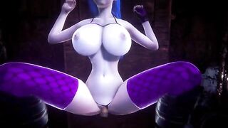 First person view of Jinx getting fucked hard after destroying Piltover