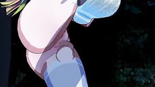 3D Hentai with Shura Kirigakure from Blue Exorcist
