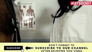 Two hot teen nurses getting fucked by a horny doctor in a steamy threesome