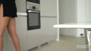 The step mom caught her step son jerking off and helped him finish quickly