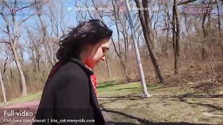 An agent for Public Agent picked up a Russian student for an outdoor sex adventure