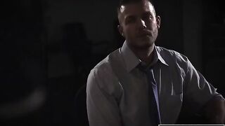Shady reporter fucked Evelyn Claire in the office for corruption
