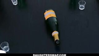 Pervert guys fucked their stepdaughters and girlfriends in a daring game
