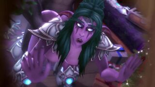 The best cumpilation with monsters from the game world