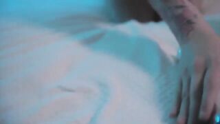 The sexy teen gets a strong orgasm with the Hitachi Magic Wand