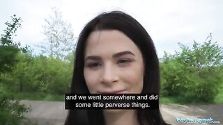 A pervert guy spies on a hot babe taking a piss with his drone, then fucks her