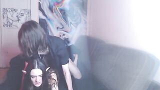 Home made cyber sex with a 18yo babe, part 2