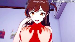 Rent a Girlfriend Chizuru Mizuhara Hentai Action