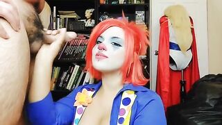 The sexy clown girl decided to leave the porn industry, goodbye!