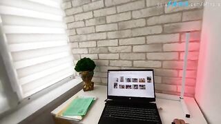 A stepson masturbates to photos of his hot stepmom, caught in the act
