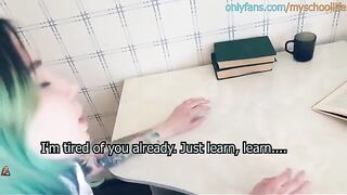 Schoolgirl said fuck you, but the teacher fucked her in the ass - MySchoolLife