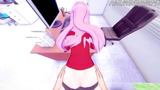 Shikimori Micchon gets her pussy railed in a steamy scene