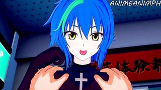 High School DxD Xenovia Quarta gets fucked hard in the pussy