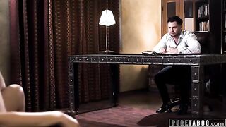 Sex addict Charlotte Sins cheats on her wife with the sex therapist