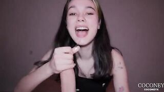 I love cum in mouth ♡ - exclusive teen action