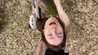 The wife got fucked by a forester while her husband was at work