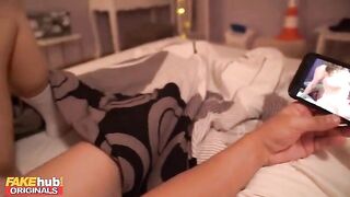Great ass 19yrs old stepsis gets horny at night sharing bed