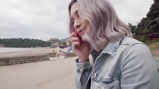 Stranger picked up this girl and fucked her hard in a real encounter