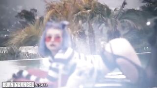 Goth princess Arya Fae gets her tight asshole gapped hard