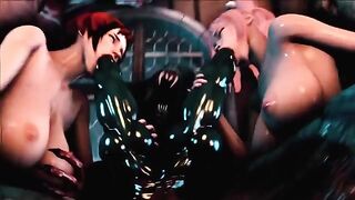 Full Moon 2 Gangbang Uncensored 3D Hentai - a compilation of wild scenes