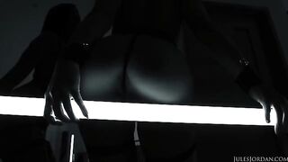 Adriana Chechik in anal sex chamber, a wild scene with intense action