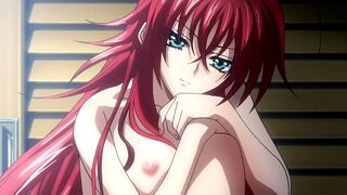 Rias welcomes her new servant - a captivating hentai JOI scene