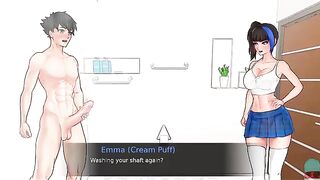 The player is trapped in a mysterious world with captivating goddesses