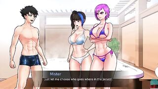 The player is trapped in a mysterious world with captivating goddesses