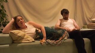 Evening alone with big natural tits stepmom in a taboo scene