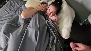 Two girls wet their panties after pissing on them and making out