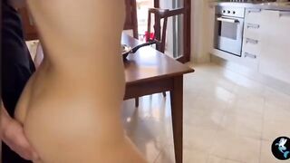 The Italian woman begs until she squirts, in an intense homemade scene