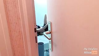 I observe my half-sister while she masturbates and I offered her my cock which she accepted!