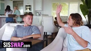 Pervert dudes pretend to be stepsisters' boyfriends and fucked them hard