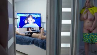 The stepdaughter spies on her stepfather in part 2 of the series