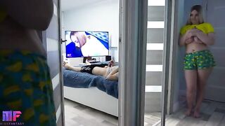 The stepdaughter spies on her stepfather in part 2 of the series