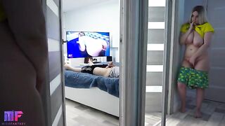 The stepdaughter spies on her stepfather in part 2 of the series