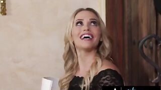 A girl is willing to do anything for a job in a prestigious company