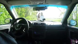 A girl lost to rock paper scissors and had to fuck with a fellow traveler