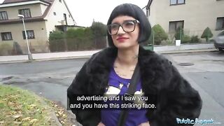 Candy Scott, the petite French beauty, gets fucked on the street for cash