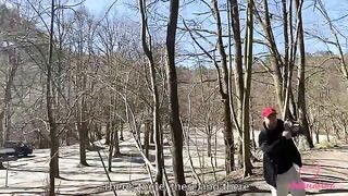 A day with Kleomodel ended with sex in the woods and a vlog