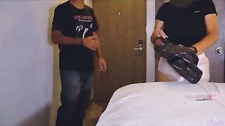 I asked for a consoler online and I got fucked by the delivery guy in a real, raw session