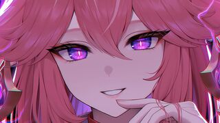 Yae Miko's foot fetish JOI action from Genshin Impact is quite intense