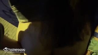 Public sex with Spanish girl after a party in Murcia