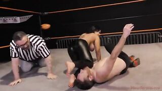 A juicy ass is being worshiped by a nasty femdom mistress in this intense scene